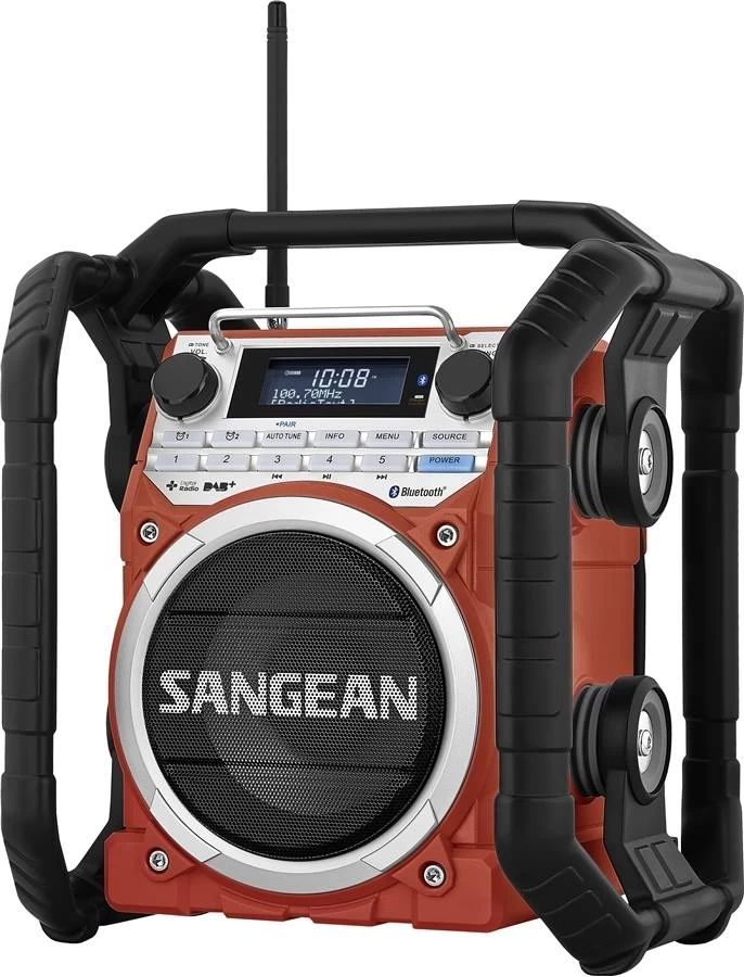Sangean Sangean U4 DBT LED Bouwradio - Rood