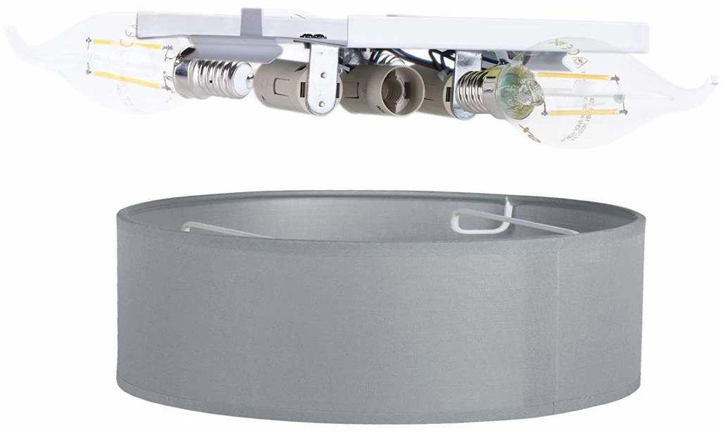 Smartwares Smartwares 6000.544 Mia LED Plafondlamp 40 Cm - Grijs - Afbeelding 2