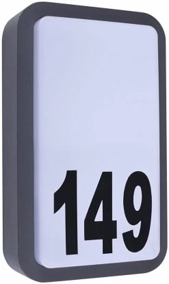 Smartwares Smartwares Bjorn LED Wandlamp Met Huisnummer