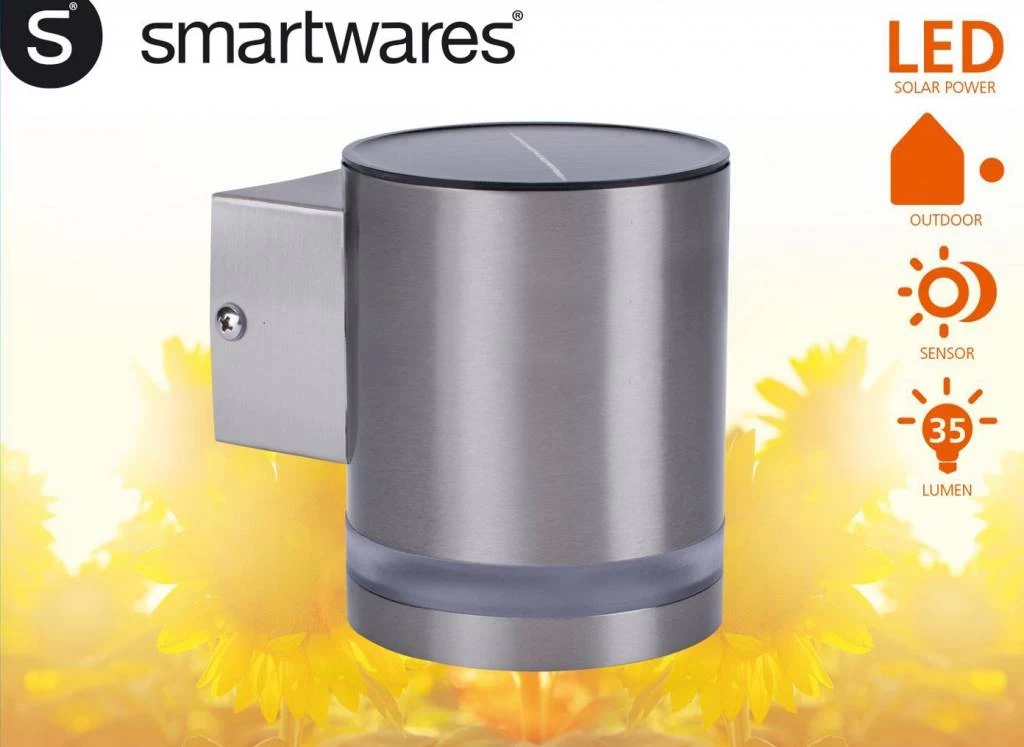 Smartwares Smartwares Mats LED Solar Wandlamp - Bewegingsmelder - Afbeelding 10