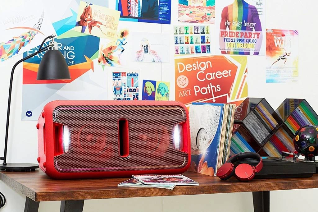 Sony Sony GTK-XB7R LED Audiosysteem Met Bluetooth - Rood - Afbeelding 7