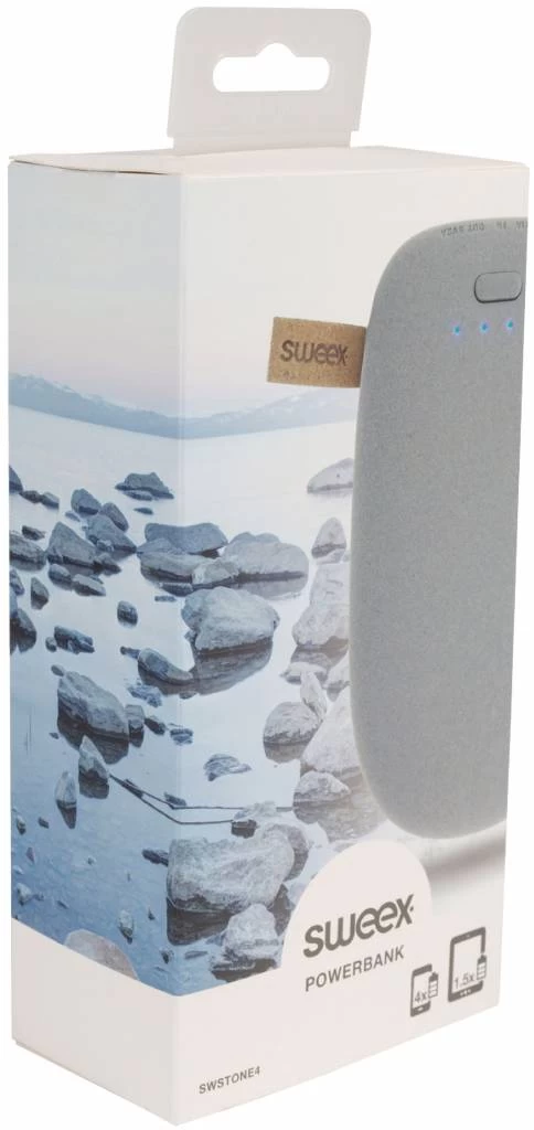 Sweex Sweex LED Powerbank 10400 MAh USB - Grijs - Afbeelding 7