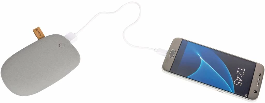 Sweex Sweex LED Powerbank 7800 MAh USB - Grijs - Afbeelding 4