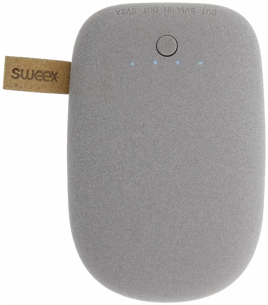 Sweex Sweex LED Powerbank 7800 MAh USB - Grijs