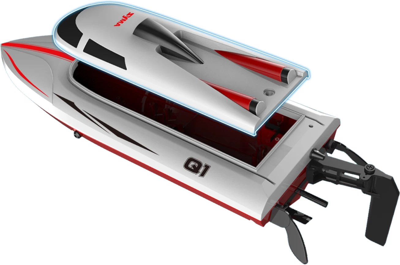 Syma Syma Q1 Pioneer RC Speedboot 2.4GHz 25 KM/U - Afbeelding 3