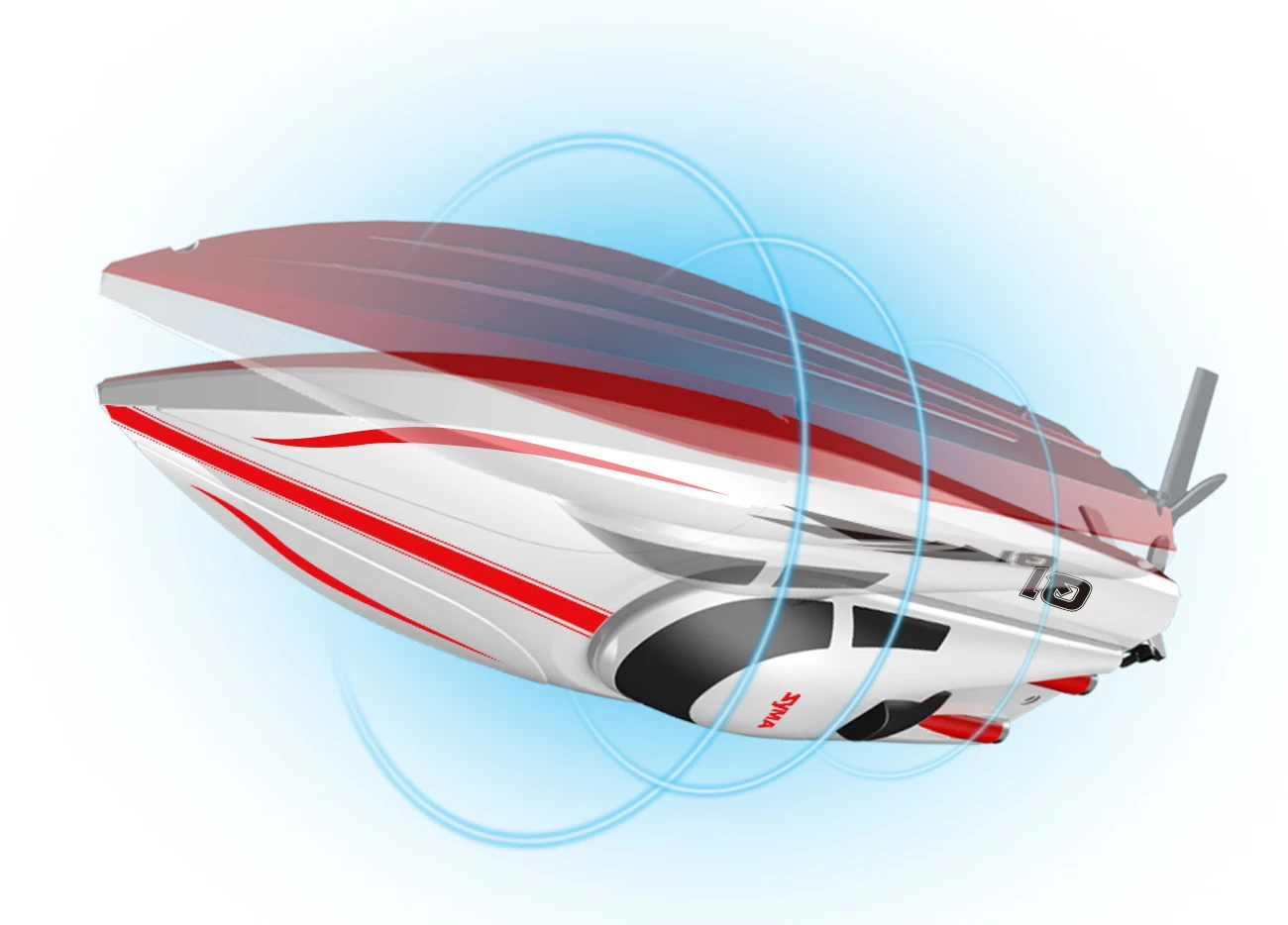 Syma Syma Q1 Pioneer RC Speedboot 2.4GHz 25 KM/U - Afbeelding 6