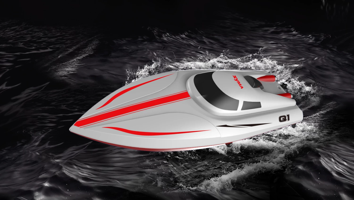 Syma Syma Q1 Pioneer RC Speedboot 2.4GHz 25 KM/U - Afbeelding 7