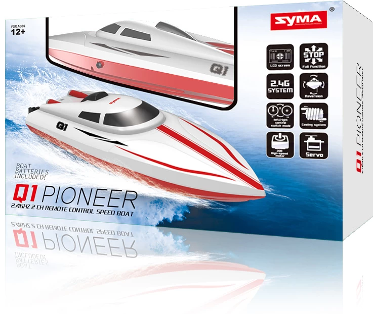 Syma Syma Q1 Pioneer RC Speedboot 2.4GHz 25 KM/U - Afbeelding 10