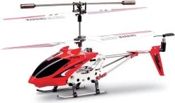 Syma Syma S107G 3-Channel RC Mini LED Helicopter - Rood
