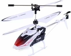 Syma Syma S5 Speed 3-Channel RC Mini LED Helicopter - White