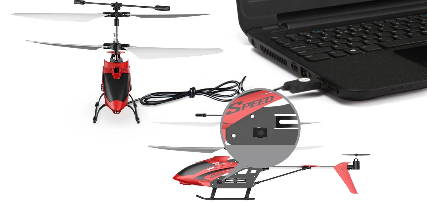 Syma Syma S5H RC Helicopter - Rood - Afbeelding 5