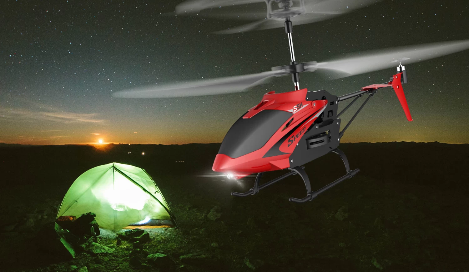 Syma Syma S5H RC Helicopter - Rood - Afbeelding 6