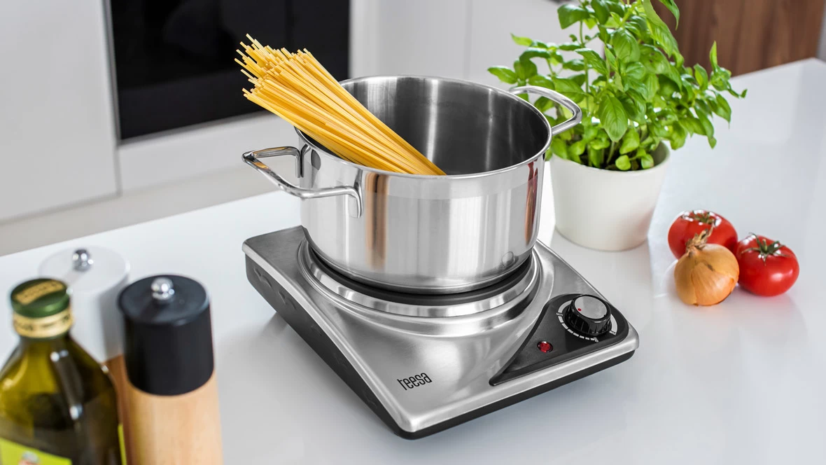 Teesa Teesa TSA0202 Elektrische Kookplaat (1 Pits, 1500W, RVS) - Afbeelding 2