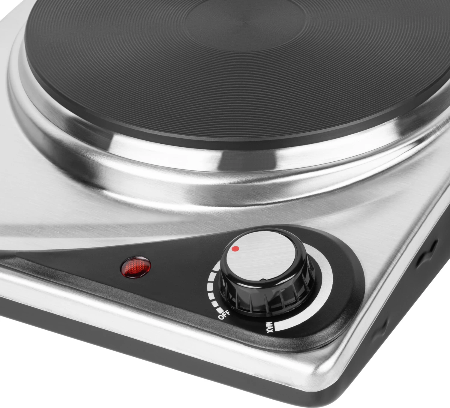 Teesa Teesa TSA0202 Elektrische Kookplaat (1 Pits, 1500W, RVS) - Afbeelding 4