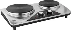 Teesa Teesa TSA0203 Elektrische Kookplaat (2 Pits, 2500W, RVS)