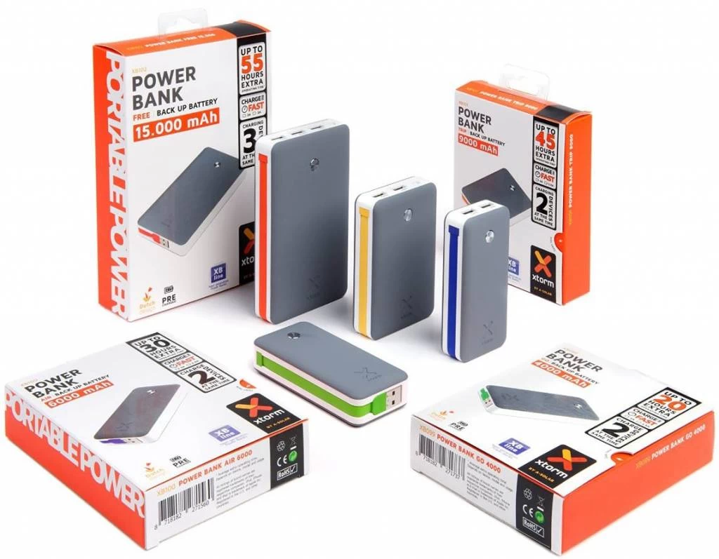 Xtorm Xtorm LED Powerbank Go 4000 MAh - Antraciet - Afbeelding 6