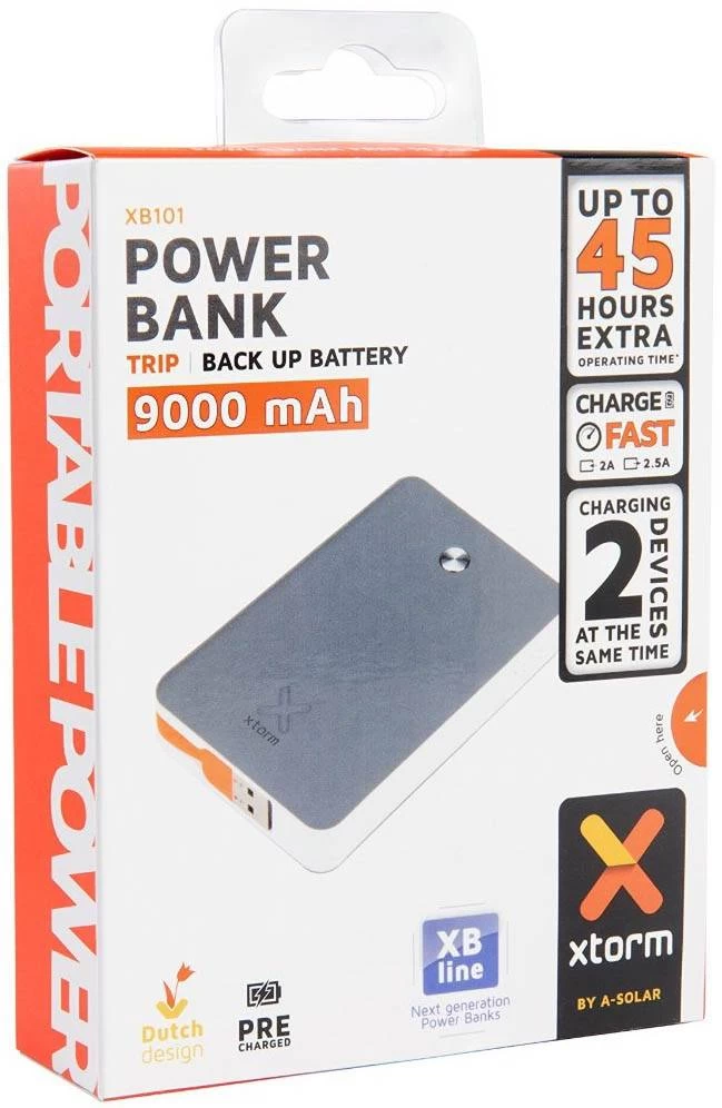 Xtorm Xtorm LED Powerbank Trip 9000 MAh - Antraciet - Afbeelding 5