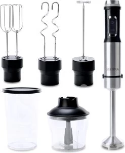 Zeegma Zeegma Handy Chef Staafmixer Met Turbofunctie (1500W, 5-in-1-mixerset)